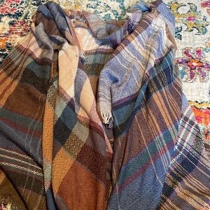 Multi colored over size vest